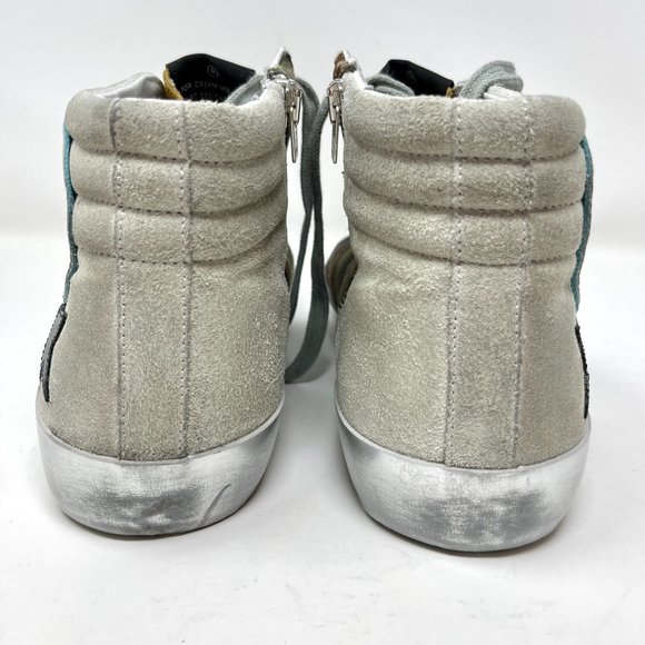 SOLD! Golden Goose High Top SLIDE Men Designer Sneaker Canvas Suede EU 44 US 11 - Picture 4 of 9